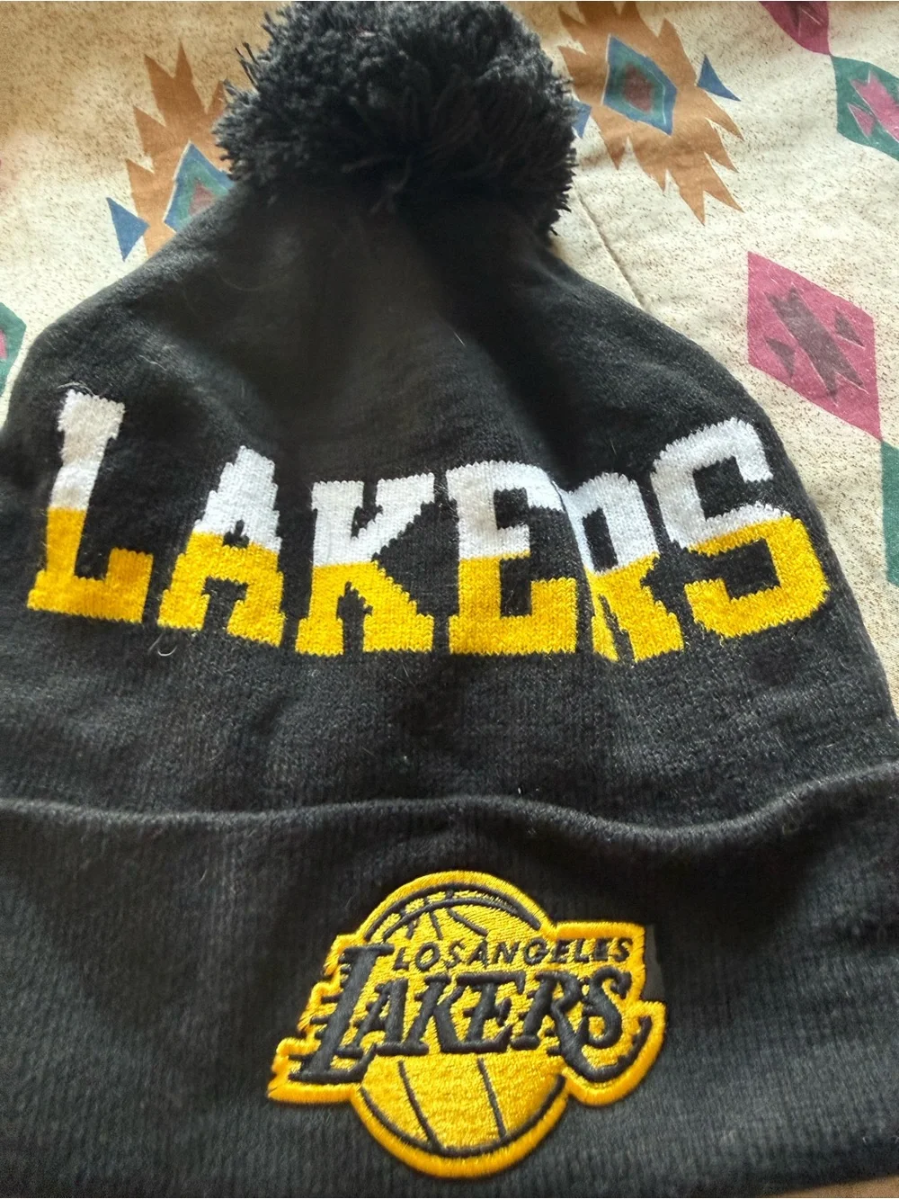 Los Angeles Lakers 🏀 Pom Beanie